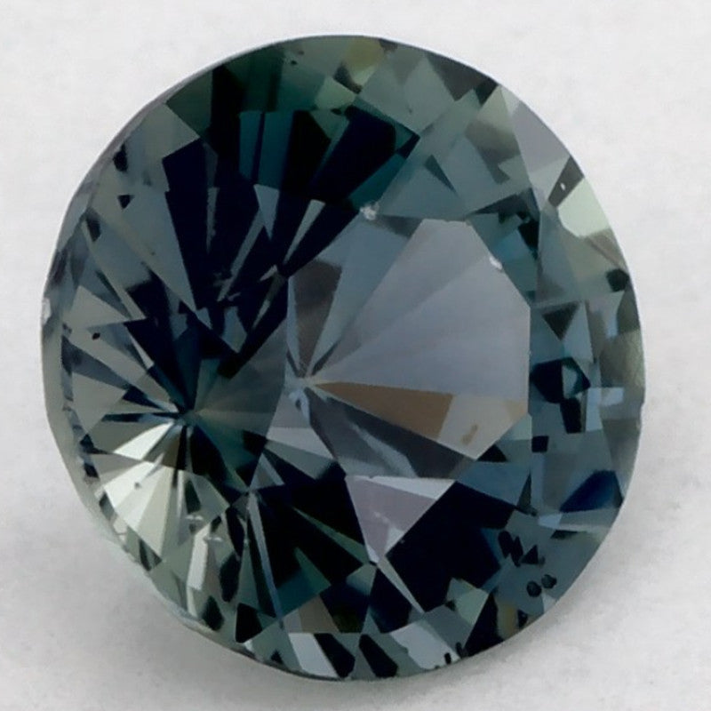 1.05 Carat Round Natural Green Sapphire