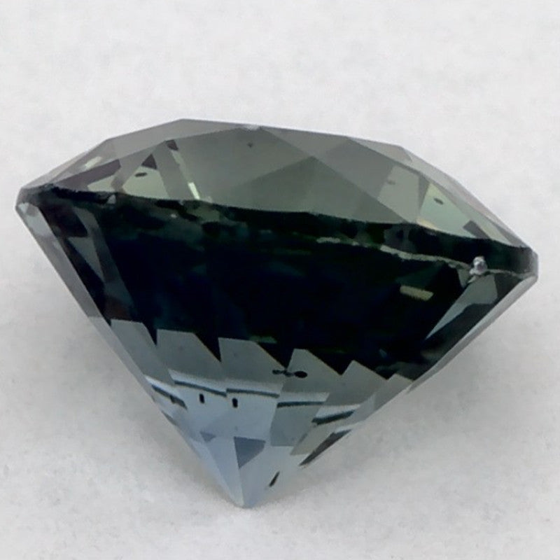 1.05 Carat Round Natural Green Sapphire