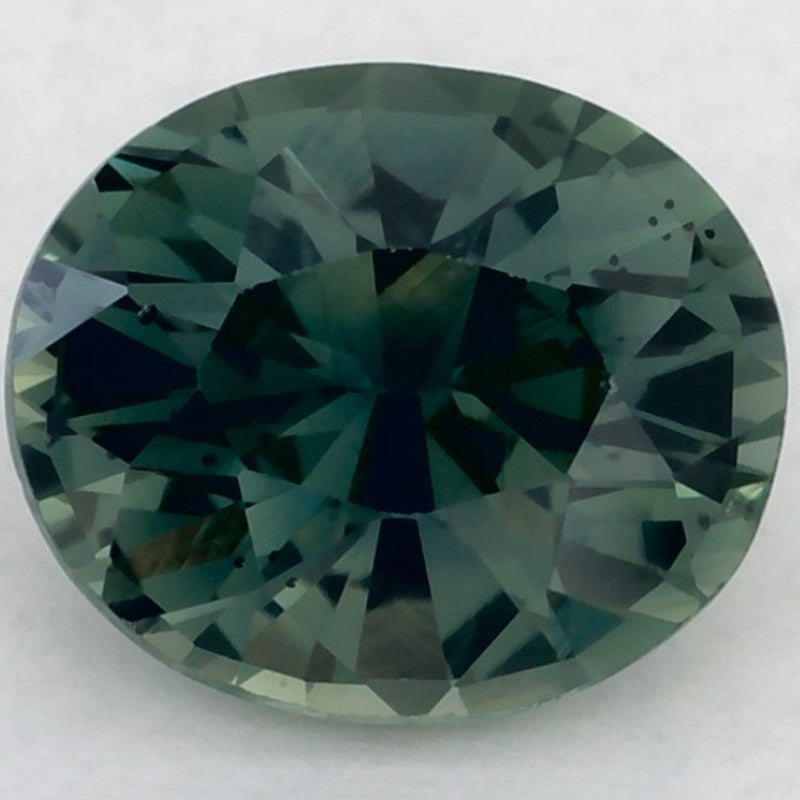 1.16 Carat Oval Natural Green Sapphire