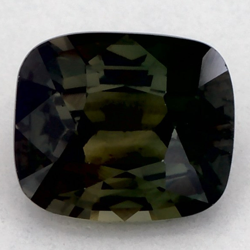 1.07 Carat Cushion Natural Green Sapphire