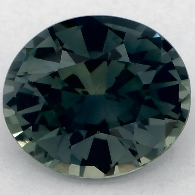 1.27 Carat Oval Natural Green Sapphire