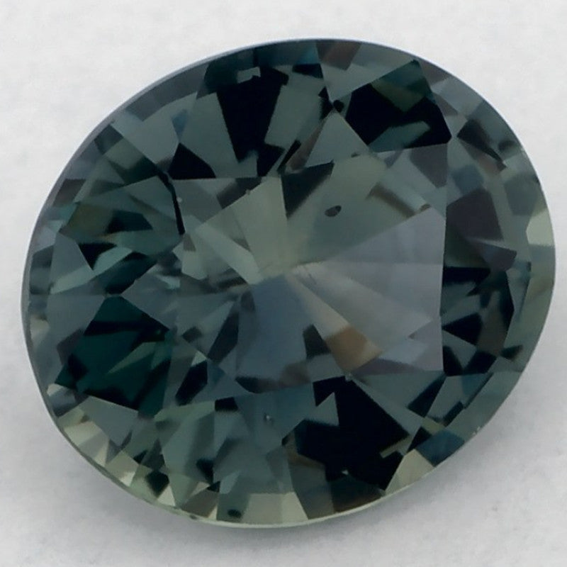 1.27 Carat Oval Natural Green Sapphire