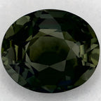 1.12 Carat Oval Natural Green Sapphire