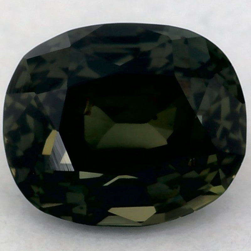 0.95 Carat Cushion Natural Green Sapphire