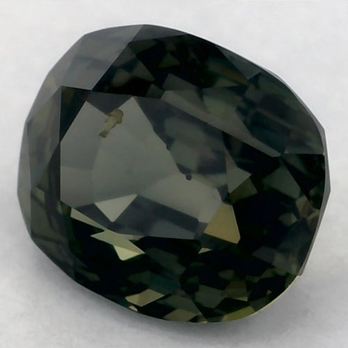 0.95 Carat Cushion Natural Green Sapphire