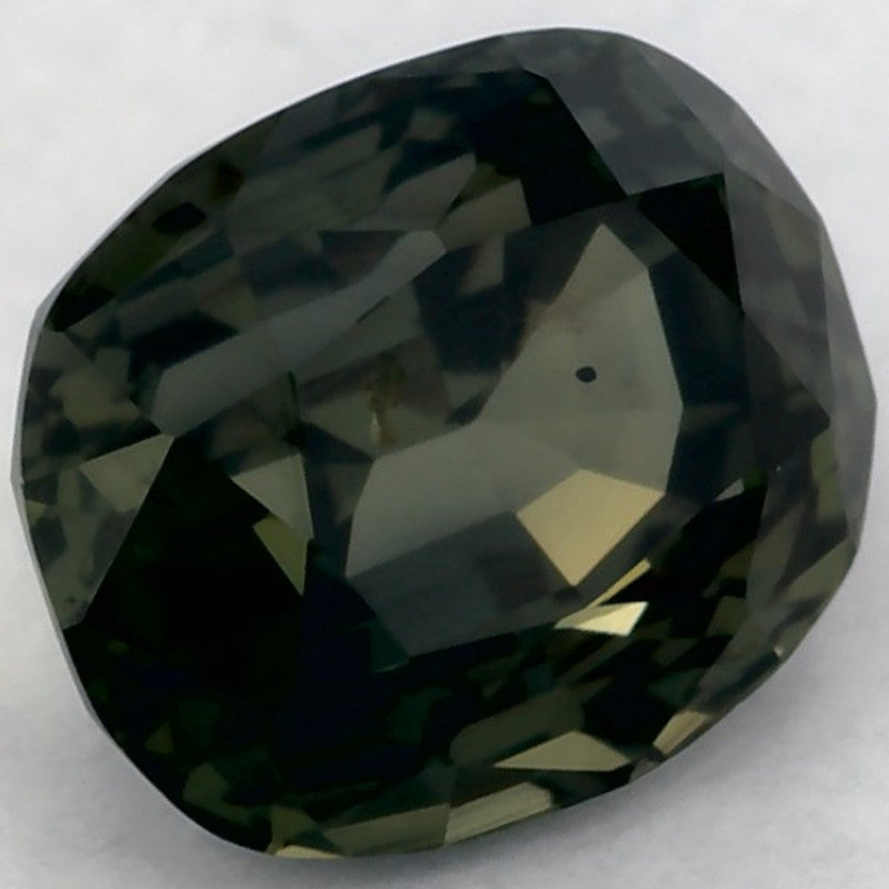 0.95 Carat Cushion Natural Green Sapphire
