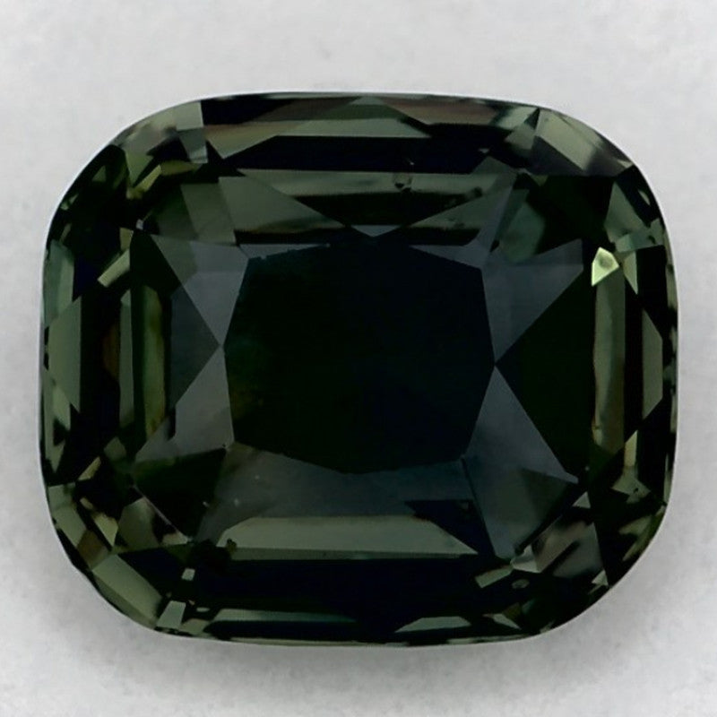 1.03 Carat Cushion Natural Green Sapphire