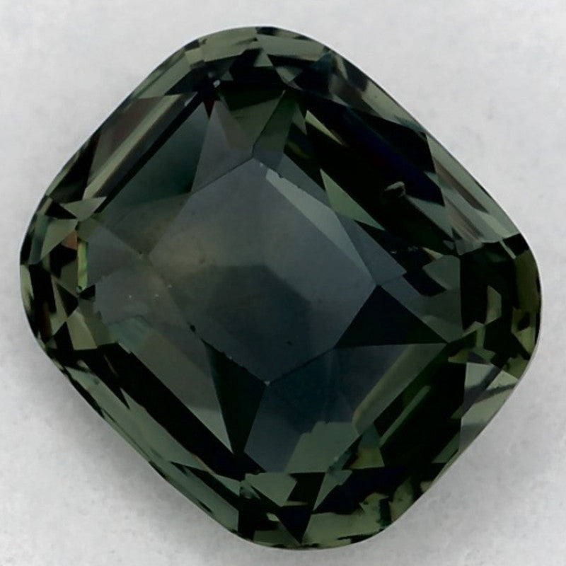 1.03 Carat Cushion Natural Green Sapphire