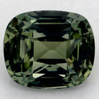 1.27 Carat Cushion Natural Green Sapphire