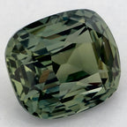 1.27 Carat Cushion Natural Green Sapphire