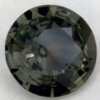 0.84 Carat Round Natural Green Sapphire