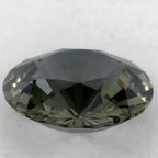 0.84 Carat Round Natural Green Sapphire