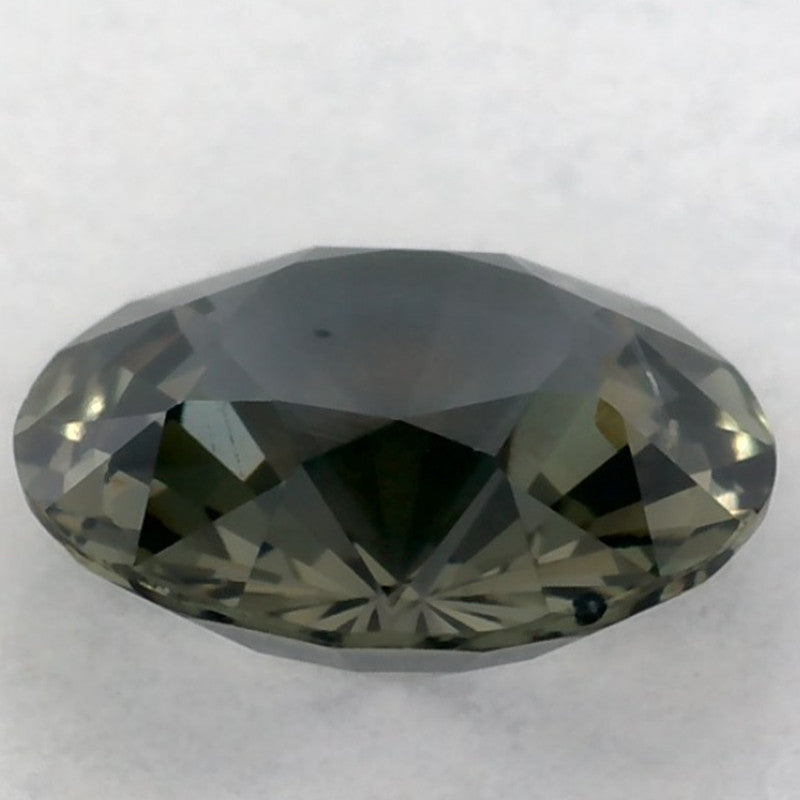 0.84 Carat Round Natural Green Sapphire
