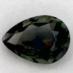 1.01 Carat Pear Natural Green Sapphire