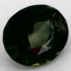 1.97 Carat Oval Natural Green Sapphire