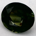 1.97 Carat Oval Natural Green Sapphire