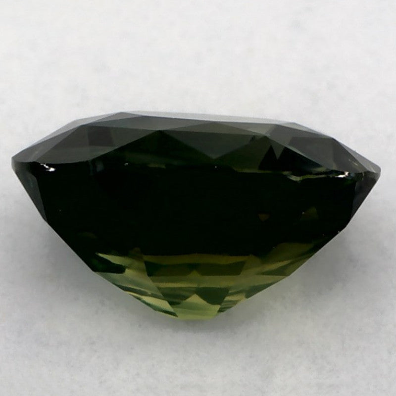 1.97 Carat Oval Natural Green Sapphire