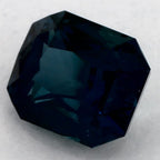 1.56 Carat Radiant Natural Green Sapphire