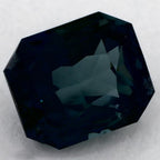 1.56 Carat Radiant Natural Green Sapphire