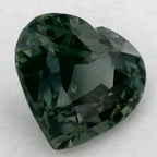 1.60 Carat Heart Natural Green Sapphire