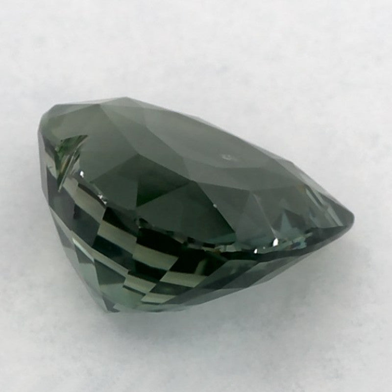 1.60 Carat Heart Natural Green Sapphire