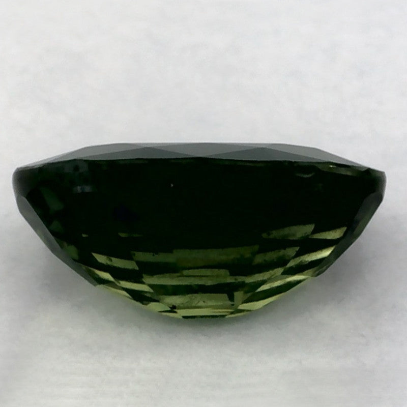 0.99 Carat Oval Natural Green Sapphire