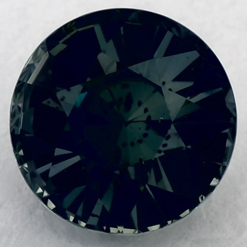 2.51 Carat Round Natural Green Sapphire
