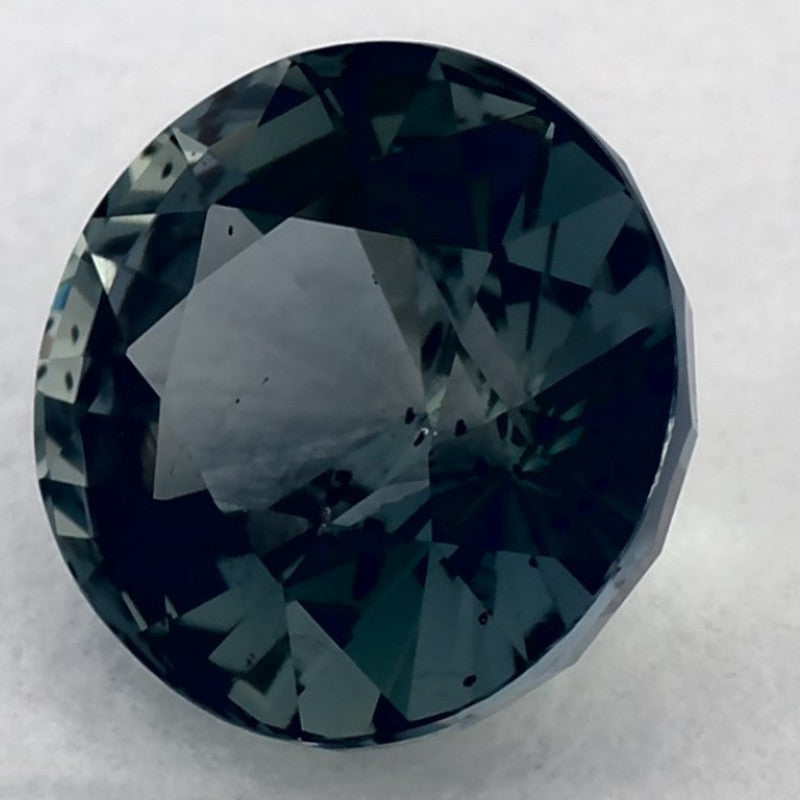 2.51 Carat Round Natural Green Sapphire