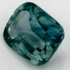2.74 Carat Cushion Natural Green Sapphire