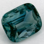 2.74 Carat Cushion Natural Green Sapphire