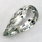 1.89 Carat Pear Natural Green Sapphire