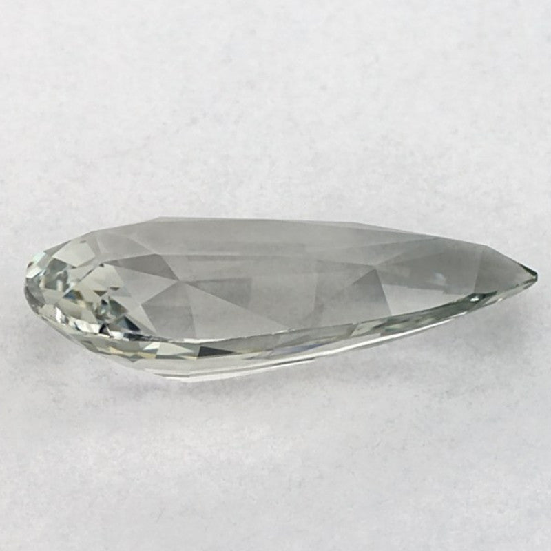 1.89 Carat Pear Natural Green Sapphire