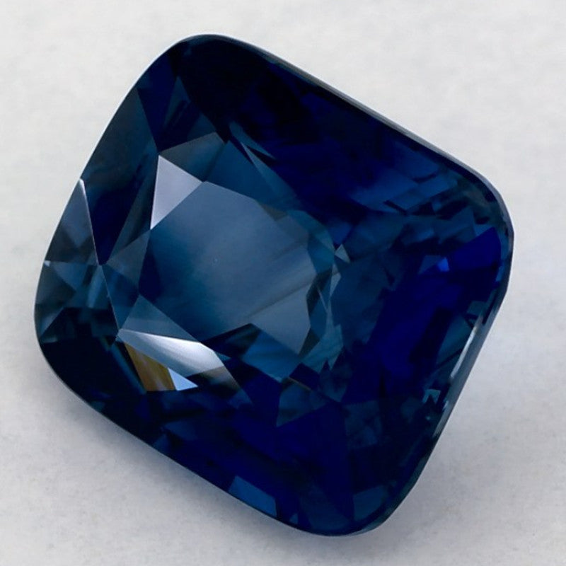 3.80 Carat Cushion Natural Blue Sapphire