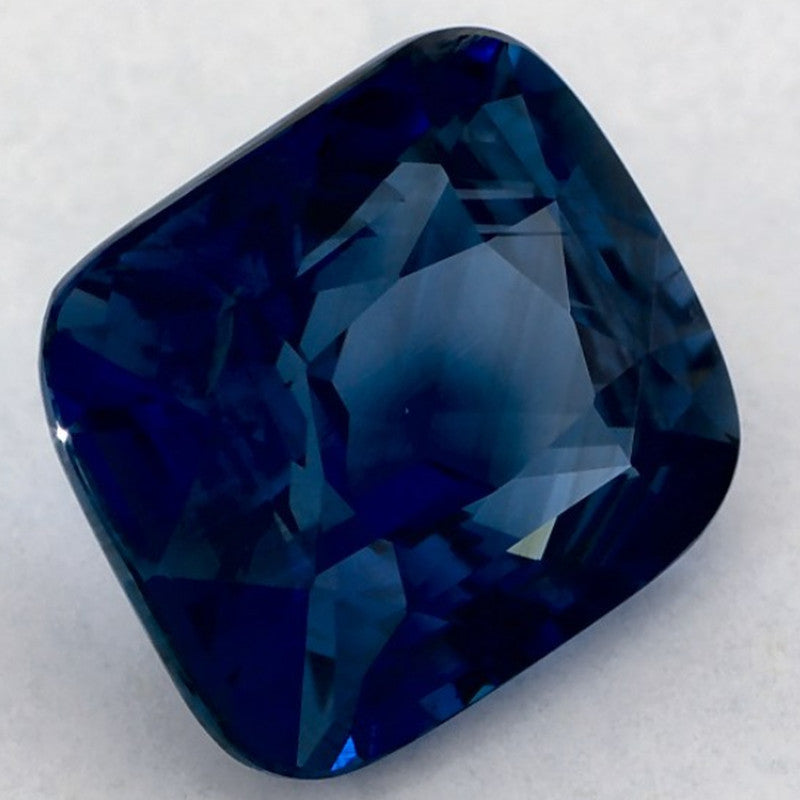 3.80 Carat Cushion Natural Blue Sapphire
