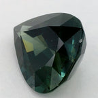 4.04 Carat Pear Natural Green Sapphire