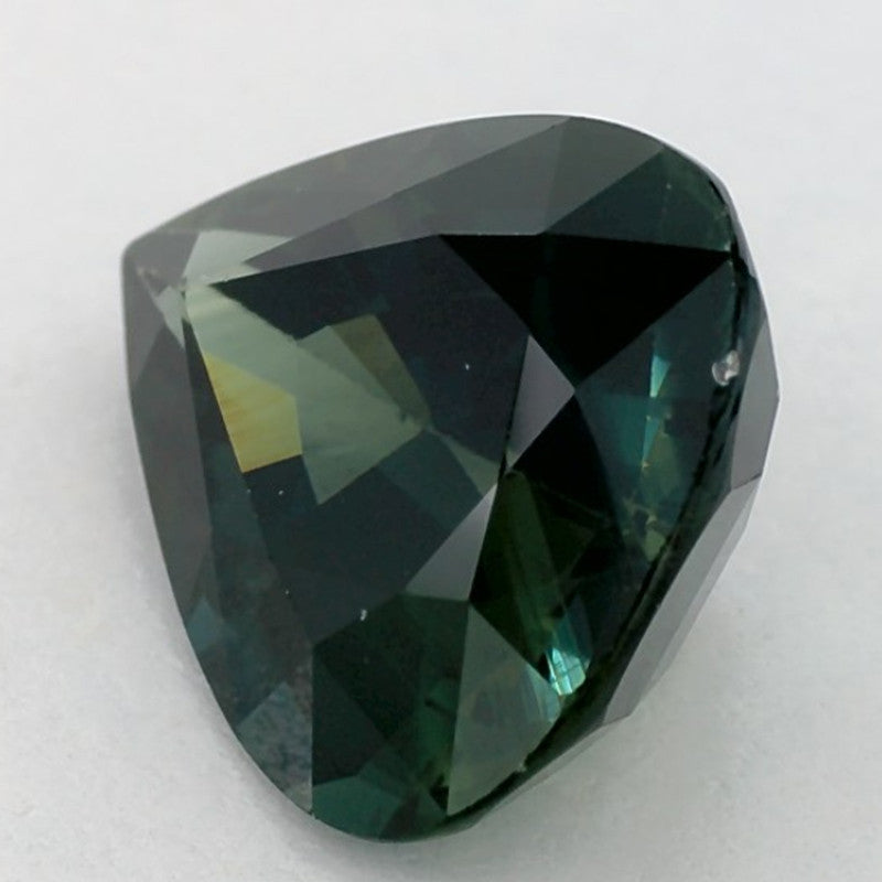 4.04 Carat Pear Natural Green Sapphire
