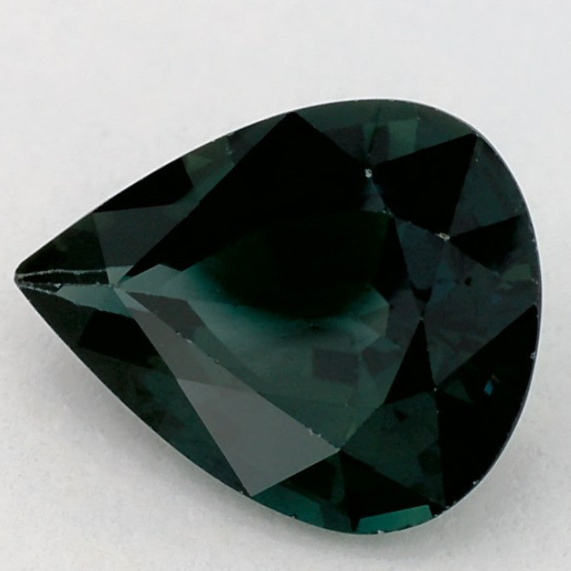 2.47 Carat Pear Natural Green Sapphire