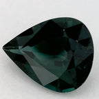 2.47 Carat Pear Natural Green Sapphire