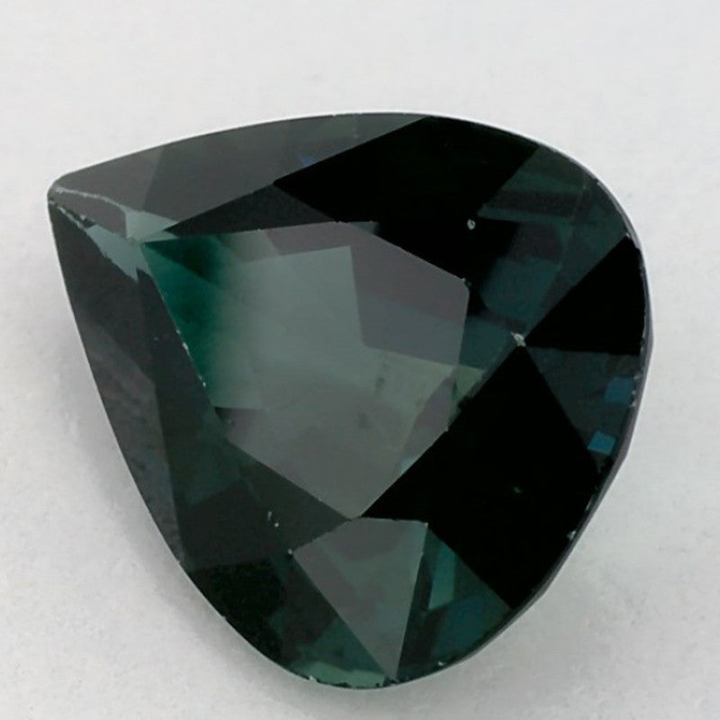2.47 Carat Pear Natural Green Sapphire