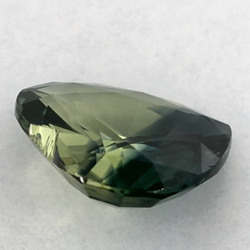 3.06 Carat Heart Natural Green Sapphire