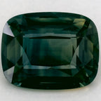 3.97 Carat Cushion Natural Green Sapphire