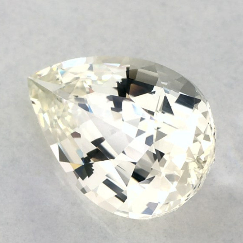 5.39 Carat Pear Natural Green Sapphire
