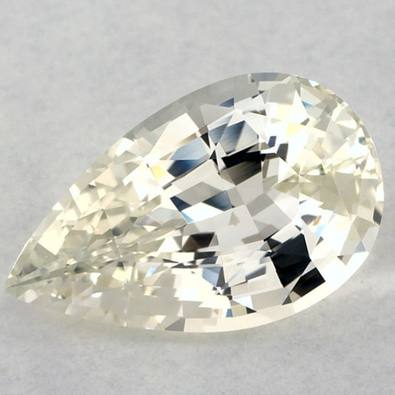 5.39 Carat Pear Natural Green Sapphire