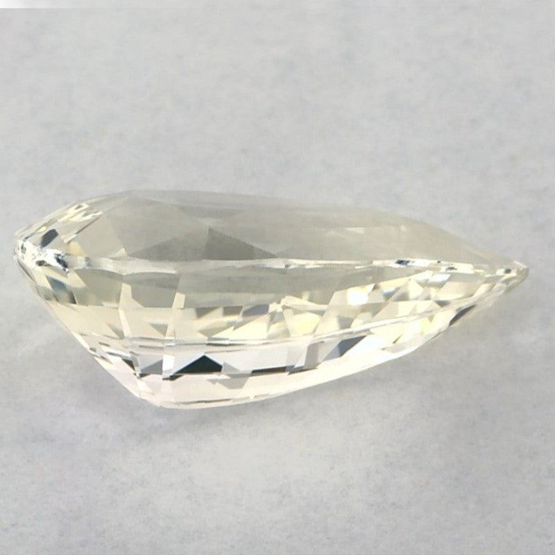 5.39 Carat Pear Natural Green Sapphire