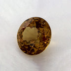 1.44 Carat Round Natural Yellow Sapphire