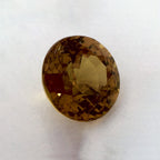 1.44 Carat Round Natural Yellow Sapphire