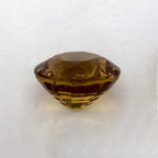 1.44 Carat Round Natural Yellow Sapphire