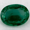 4.05 Carat Oval Natural Green Emerald