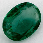 4.05 Carat Oval Natural Green Emerald