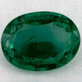 4.05 Carat Oval Natural Green Emerald